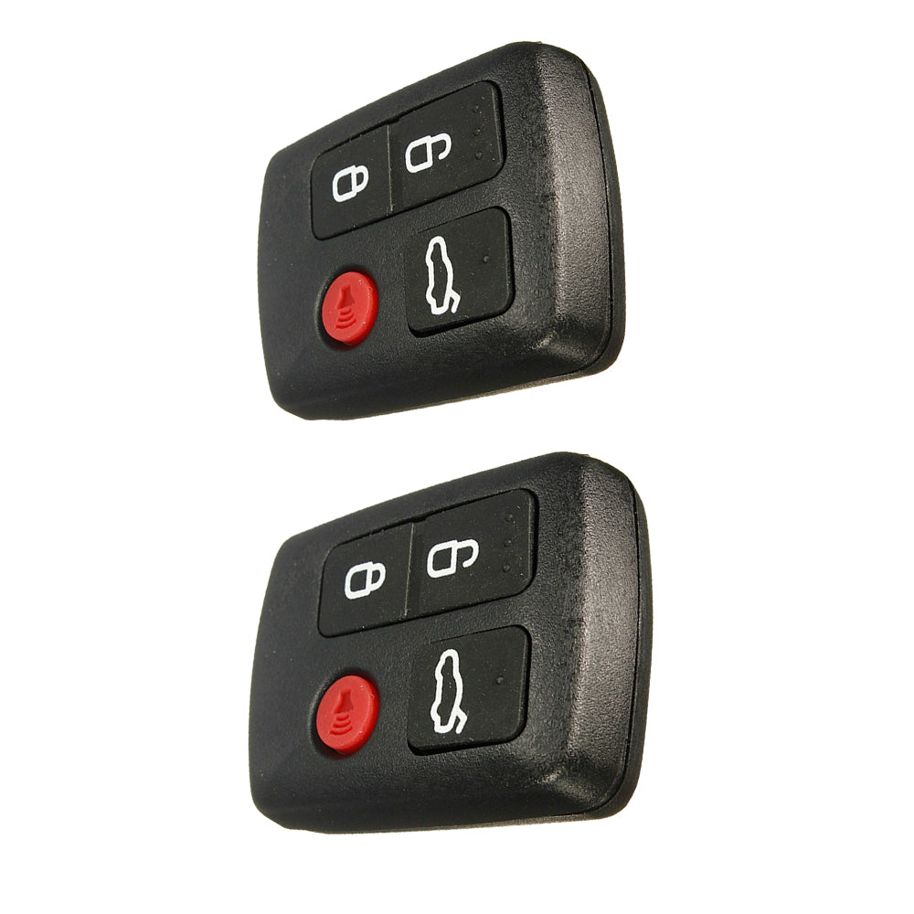 2x 4-Button 433MHz Remote Car Key Suitable For Ford Territory SX, XR6, XR8, Falcon BA / BF