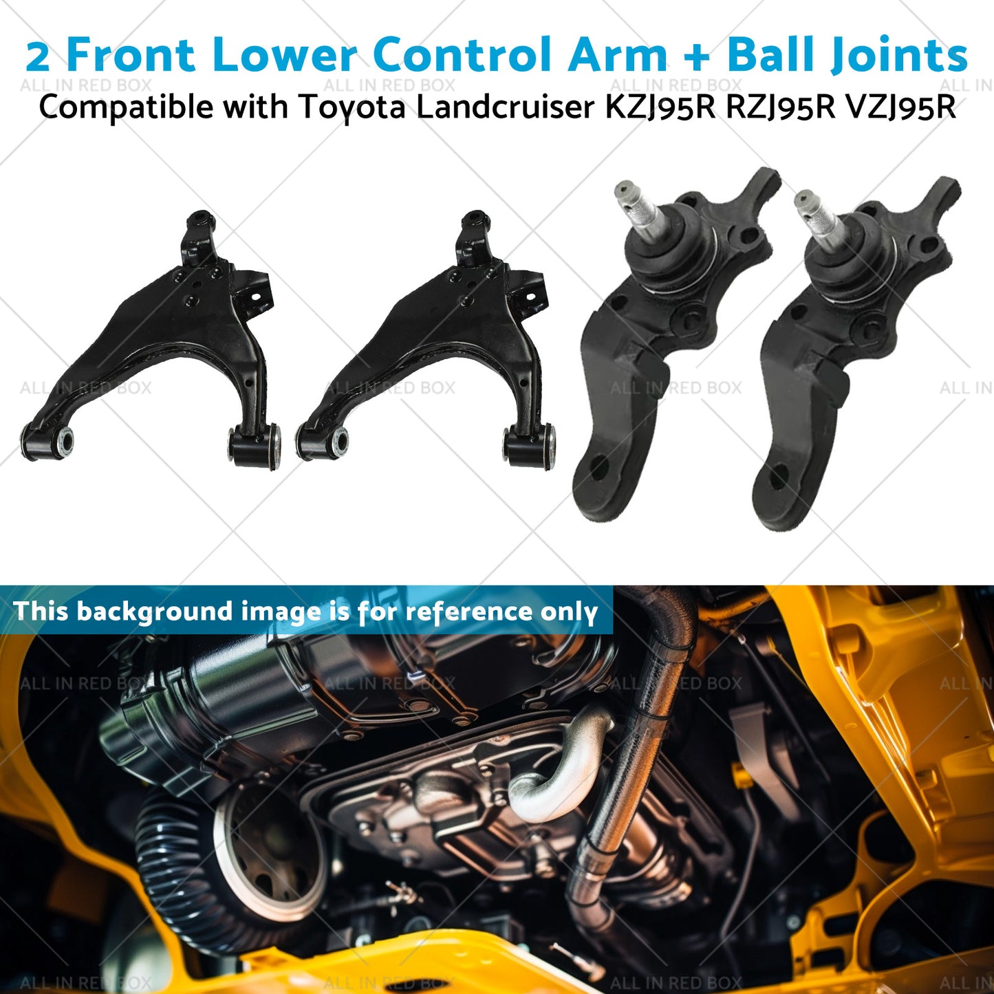 {{ 2 Lower Control ArmBall Joint Suitable for 96-03 Toyota Landcruiser KZJ95R }} - Buy Car Parts Online at {{ Kaka Auto Parts }}.