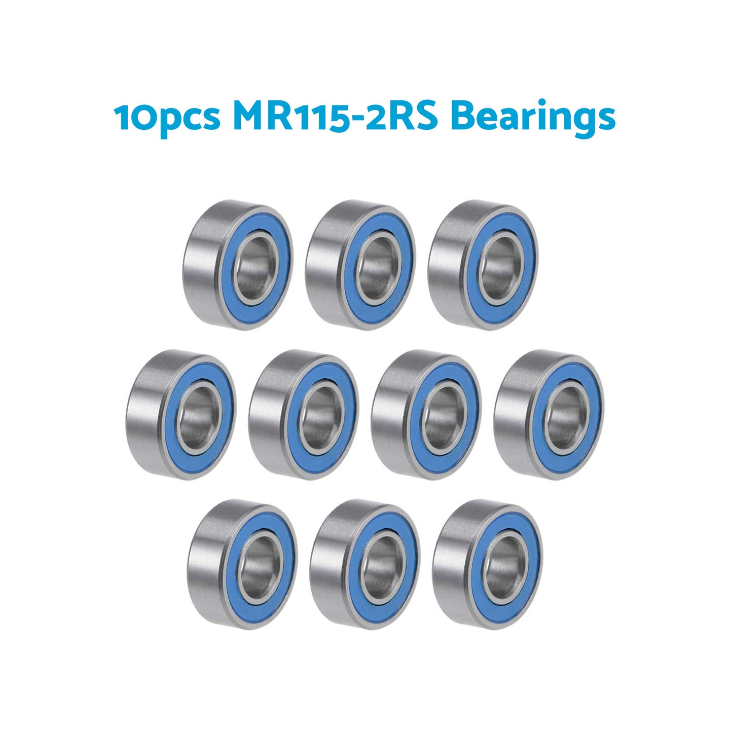 {{ 5x11x4mm Bearings For RC Tamiya 1150 HPI MR115-2RS Savage Traxxas Axial Losi }} - Buy Car Parts Online at {{ Kaka Auto Parts }}.