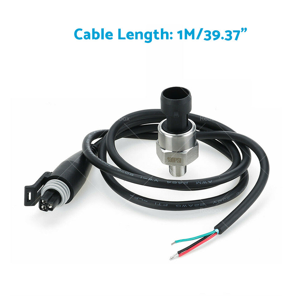{{ 100PSI 5V 1 or 8NPT Stainless Steel Oil Fuel Air Pressure Transducer Sender Sensor }} - Buy Car Parts Online at {{ Kaka Auto Parts }}.