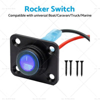 {{ For Boat Caravan Truck Marine 12V 1 Gang Toggle Rocker Switch Panel ON OFF }} - Buy Car Parts Online at {{ Kaka Auto Parts }}.
