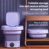 {{ 8L Foldable Washing Machine Portable 3 Modes Deep Cleaning Automatic Washer 240V }} - Buy Car Parts Online at {{ Kaka Auto Parts }}.