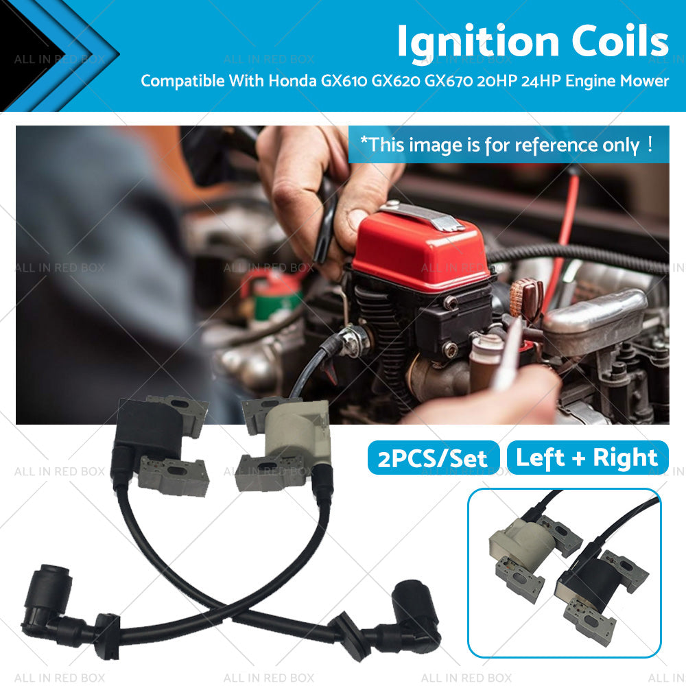{{ LHRH Mower Ignition Coils Suitable For Honda GX610 GX620 GX670 20HP 24HP Engine }} - Buy Car Parts Online at {{ Kaka Auto Parts }}.