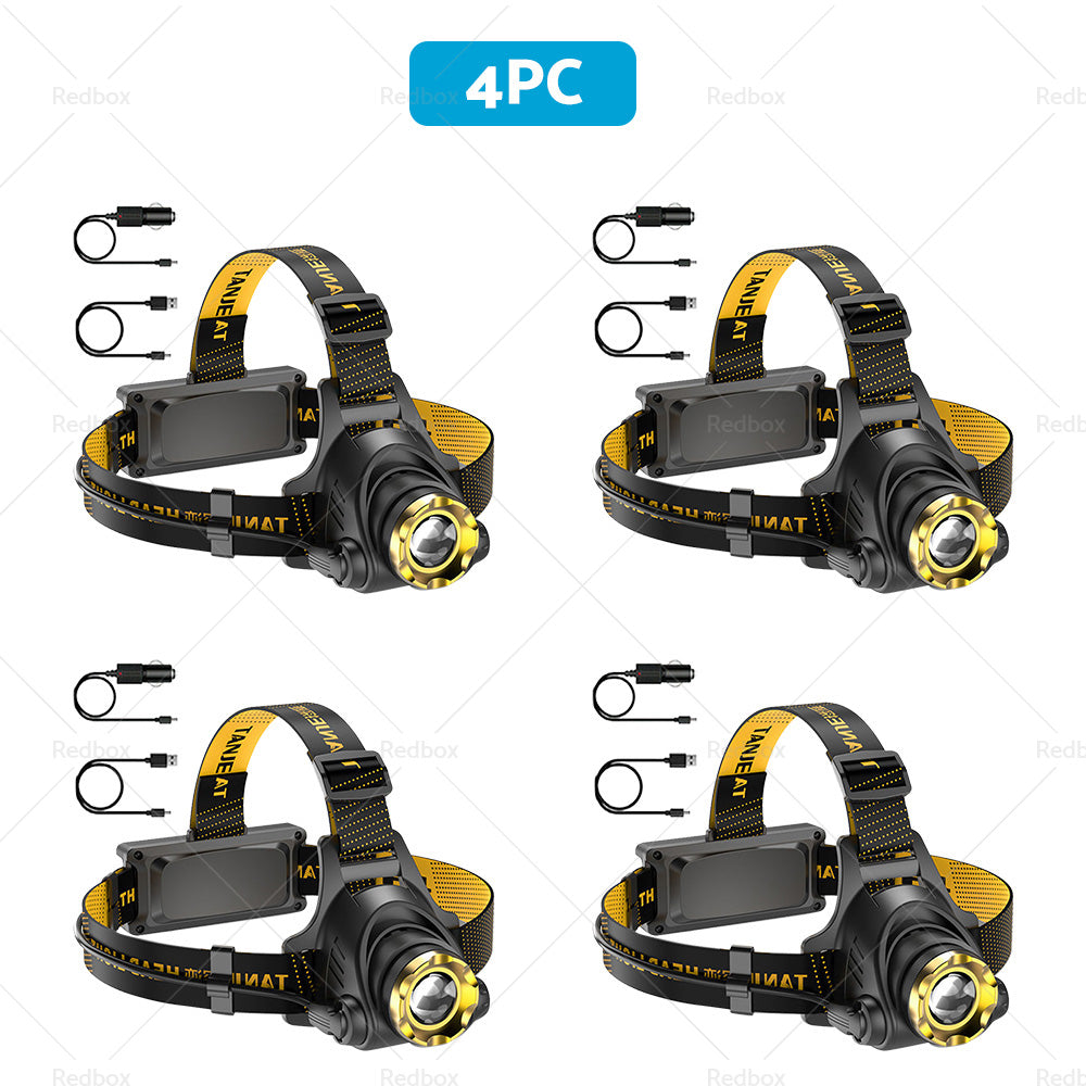 {{ 12000000lm USB Rechargeable Headlight Head Torch Lamp Flashlight LED Headlamp }} - Buy Car Parts Online at {{ Kaka Auto Parts }}.