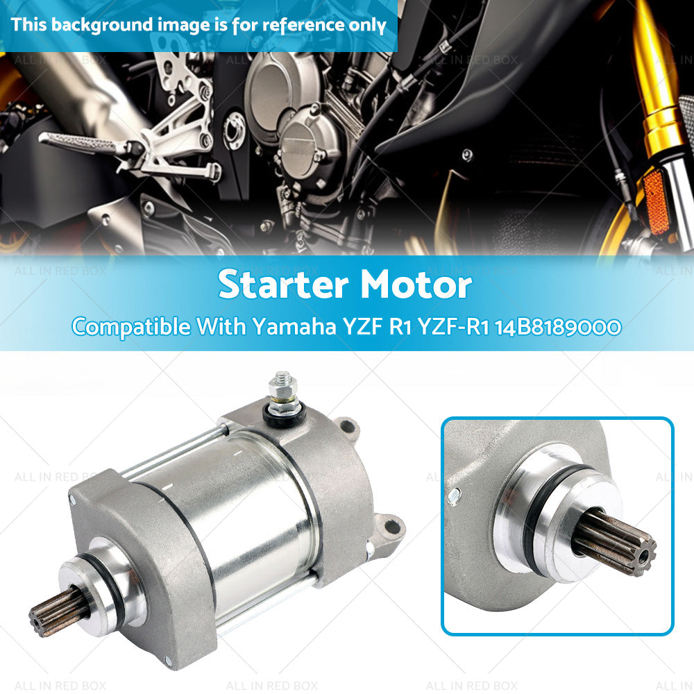 {{ Starter Motor Suitable For Yamaha YZF R1 YZF-R1 2009 - 2014 14B8189000 }} - Buy Car Parts Online at {{ Kaka Auto Parts }}.