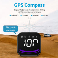 Digital Speedometer Universal GPS HUD Head-Up Display Suitable For Car With MPH & Overspeed Alarm