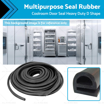compare product 5m or 16x20mm Fridge Seals Rubber Door Gasket Coolroom Door Seal Heavy Duty D Shape