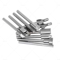 {{ Set of 10 3mm Titanium Mini Hss Router Bit Trimmer Shank Electric Trimmer Tool }} - Buy Car Parts Online at {{ Kaka Auto Parts }}.