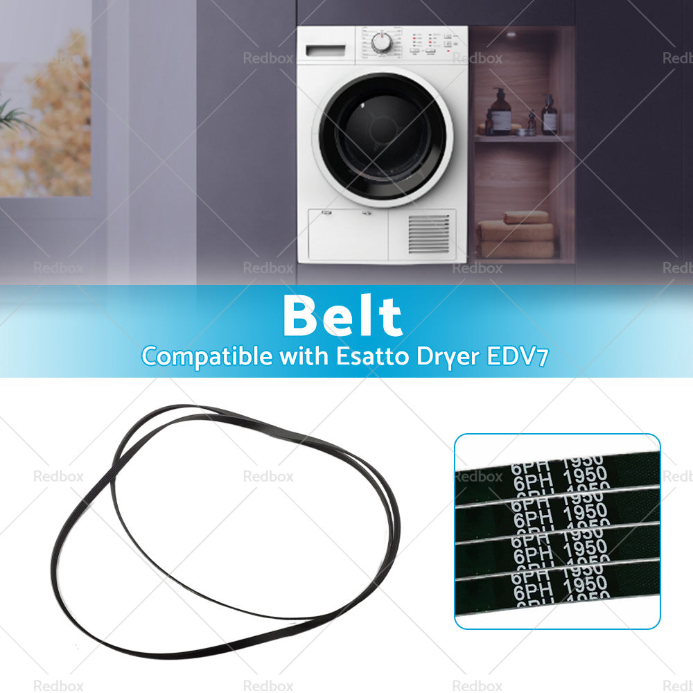 {{ 6PH1950 Rubber Belt Suitable for Esatto Dryer Drum Belt EDV7 }} - Buy Car Parts Online at {{ Kaka Auto Parts }}.