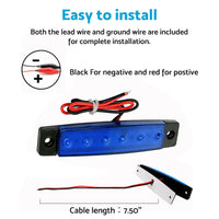 Marine LED Deck Courtesy Light 12V Waterproof Stern Transom Suitable For Boats