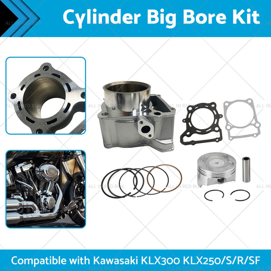 78mm Cylinder Big Bore Kit Suitable For Kawasaki KLX300 / KLX250 S / R / SF 1993-2014