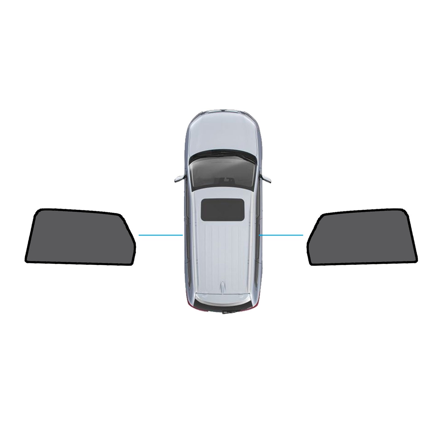 {{ Magnetic Mesh Sun Blind Shades Suitable for Audi A4 Wagon B9 2016+On Front/Rear }} - Buy Car Parts Online at {{ Kaka Auto Parts }}.