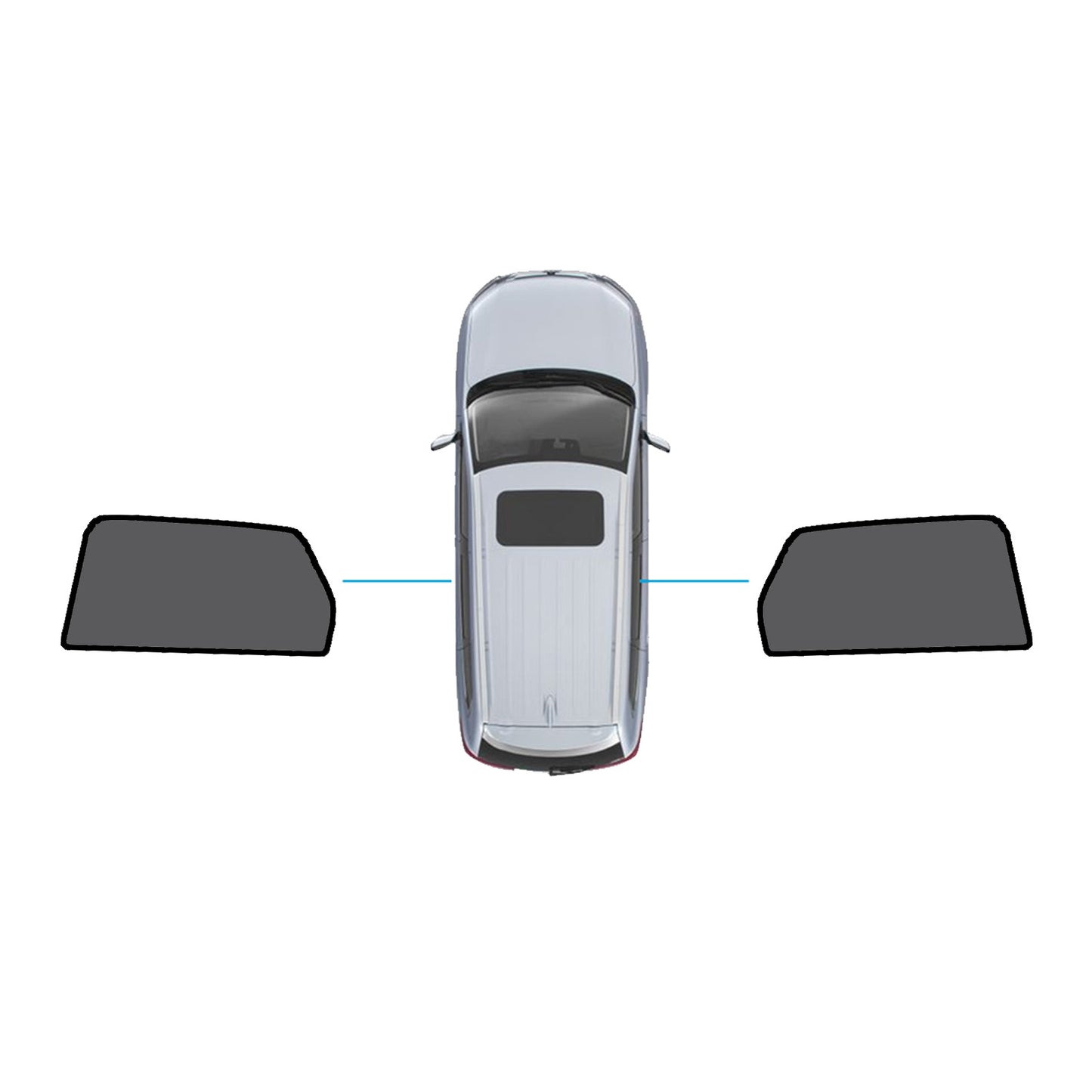 {{ Magnetic Mesh Sun Blind Shades Suitable for Audi A4 Wagon B9 2016+On Front/Rear }} - Buy Car Parts Online at {{ Kaka Auto Parts }}.