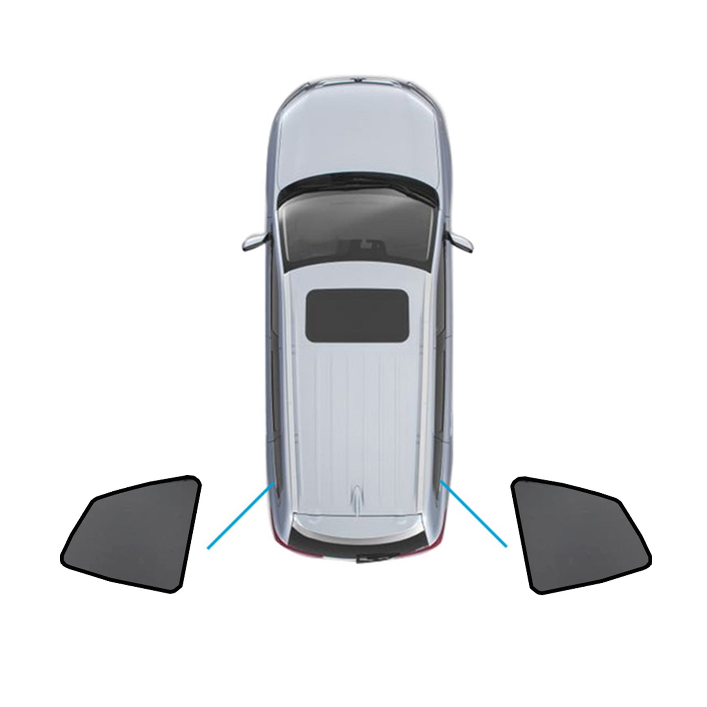 {{ Car Window Sun Shades Magnetic Mesh Sun Blind Suitable for BMW X3 F97 2017-On }} - Buy Car Parts Online at {{ Kaka Auto Parts }}.