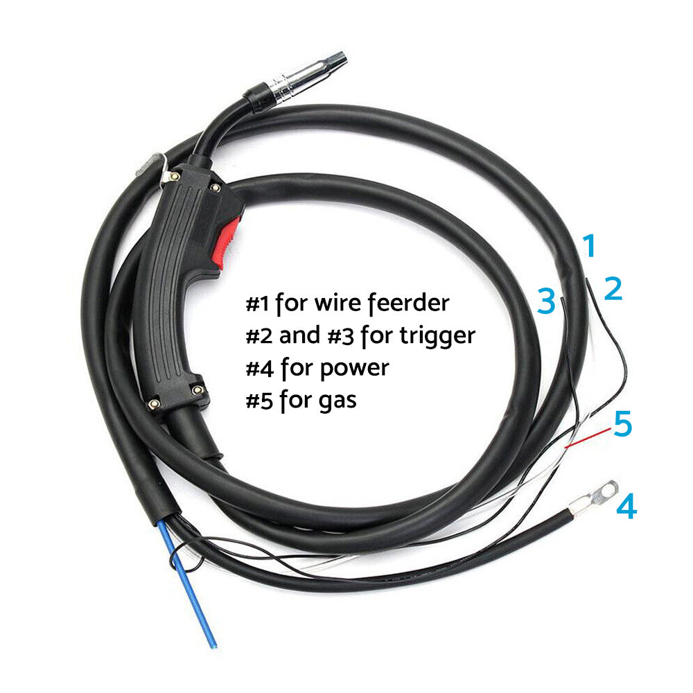 14AK MIG Torch Welder Complete Replacement Welding Gun Parts 3m (9.8ft) Electric