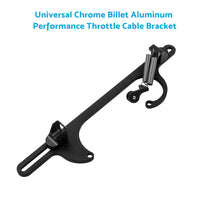 Throttle Cable Bracket Carburetor Billet Aluminum Black Suitable For Carb 4150/4160