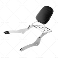 {{ Chrome Backrest Sissy Bar Luggage Rack Suitable for Yamaha Vstar 400 650 98-18 }} - Buy Car Parts Online at {{ Kaka Auto Parts }}.
