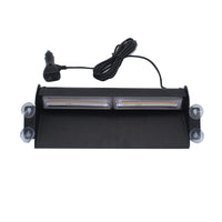 Amber Bar LED Flashing Beacon Strobe Warning Light Car Truck For Windshield Dash