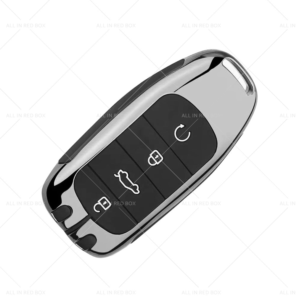 {{ Zinc Alloy Remote Key Fob Case Cover Shell Suitable For Chery Omoda 5 Black }} - Buy Car Parts Online at {{ Kaka Auto Parts }}.