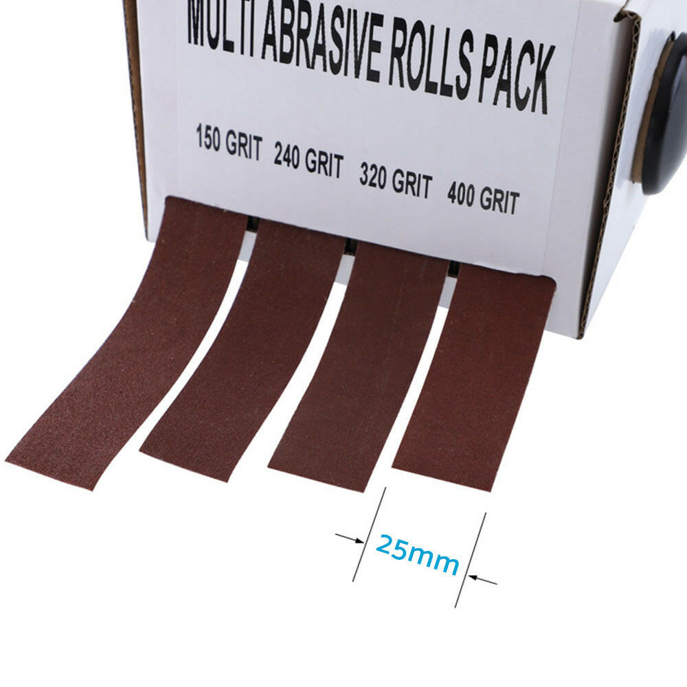 Abrasive Emery Cloth Sanding Tape Grits 150 240 320 400 Suitable For Grinding
