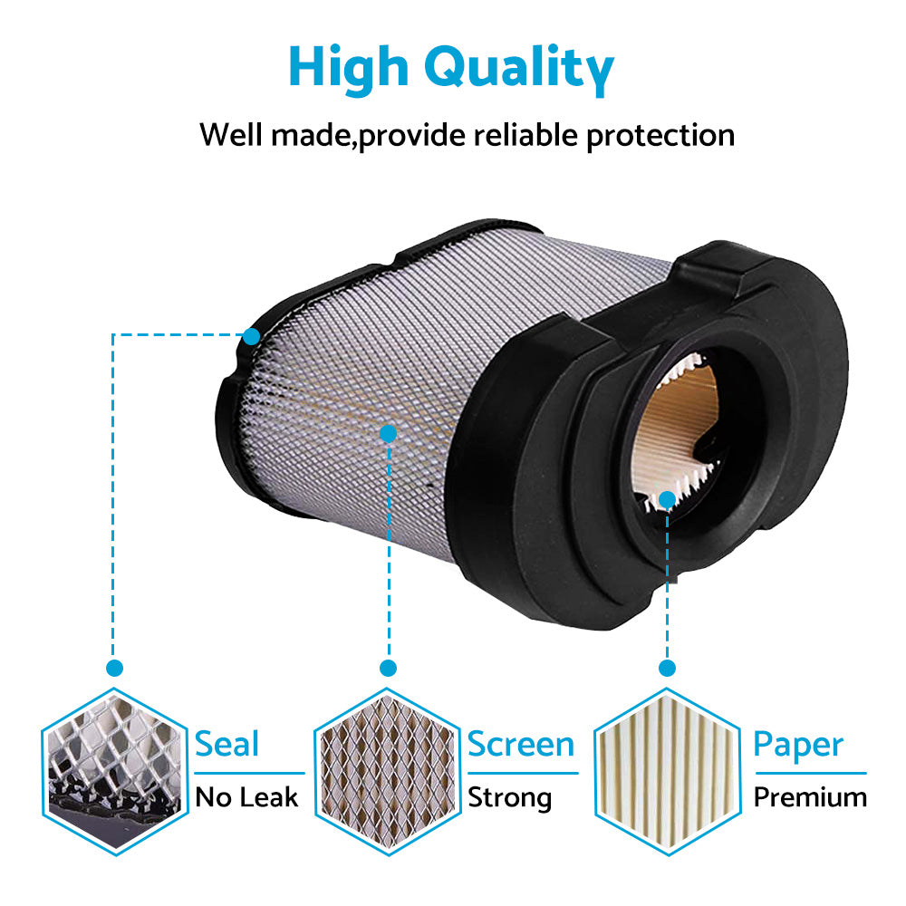 Air Filter and Pre-Filter Suitable For Briggs & Stratton V-Twin Engine 792105 Ride-On Mower