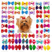{{ Up To 100PCS Pet Small Dog Hair Bows Rubber Bands Puppy Cat Grooming Accessory }} - Buy Car Parts Online at {{ Kaka Auto Parts }}.