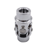 Universal Single Steering Shaft U-Joint Stainless Steel 3x3 or 4x4 inch Round