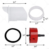 {{ Chicken Feeder Poultry Pro Feeder DIY Port PVC Gravity Fed Chicke Feeder }} - Buy Car Parts Online at {{ Kaka Auto Parts }}.