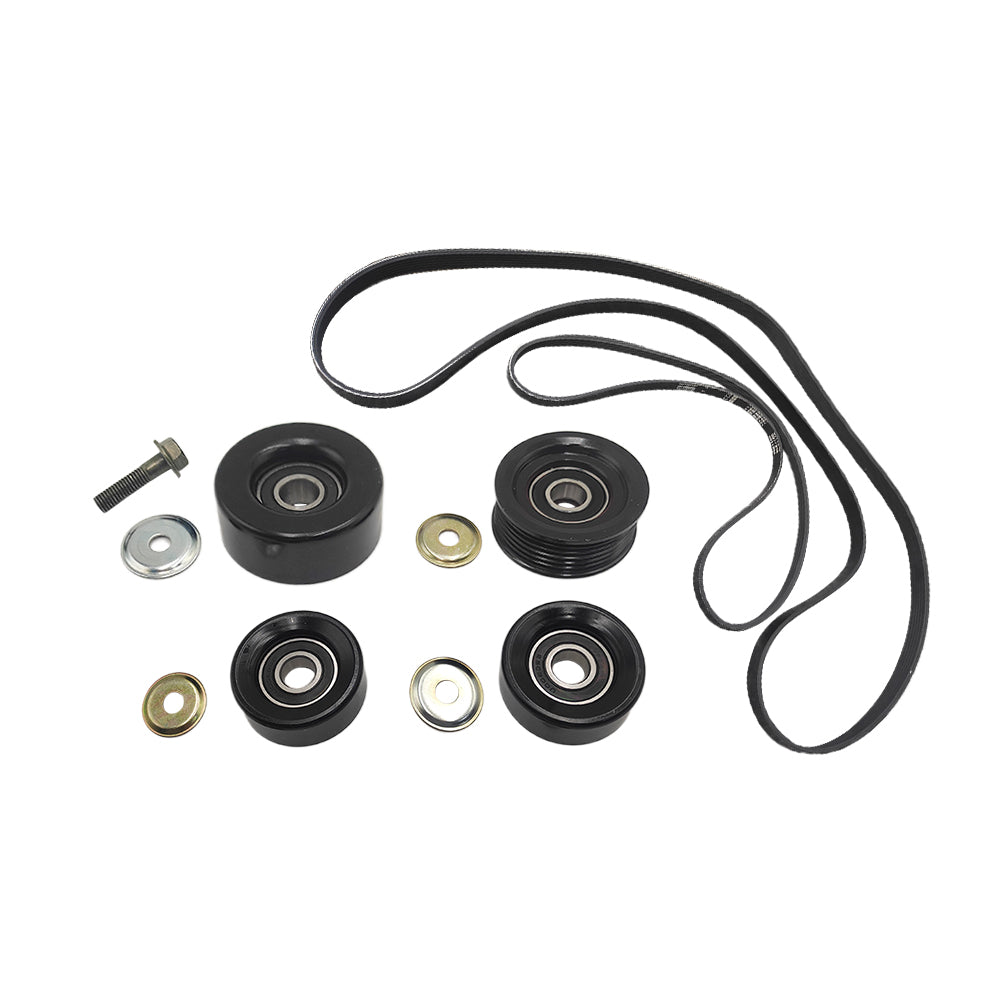 Belt Idler & Pulley Kit Suitable For Holden Commodore VT VX VU VY VZ V8 LS1 LS2 GEN3 5.7 6.0L