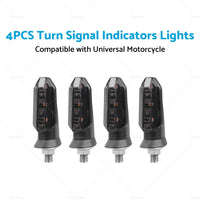 {{ 4 x Motorcycle Indicators Bike LED Turn Signal Light Blinkers Amber Universal AU }} - Buy Car Parts Online at {{ Kaka Auto Parts }}.