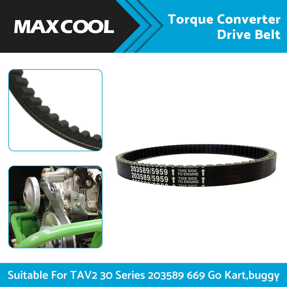 {{ Torque Converter Drive Belt Suitable For TAV2 30 Series 203589 669 Go Kart,buggy }} - Buy Car Parts Online at {{ Kaka Auto Parts }}.