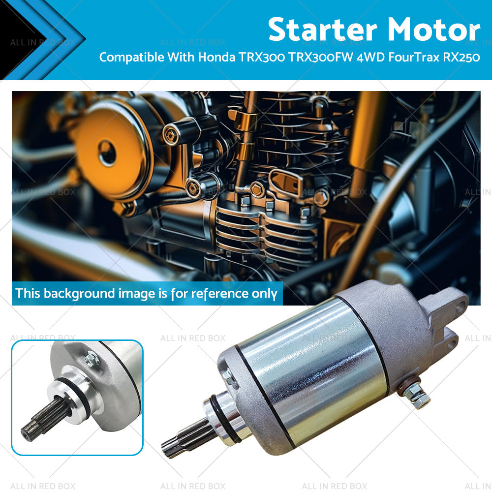 {{ Starter Motor Suitable For Honda TRX300 TRX300FW 4WD FourTrax 1988-2000 RX250 }} - Buy Car Parts Online at {{ Kaka Auto Parts }}.