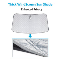 6 Layer WindScreen Sun Shade Suitable For Toyota RAV4 2019-2024 Thick UV Protection