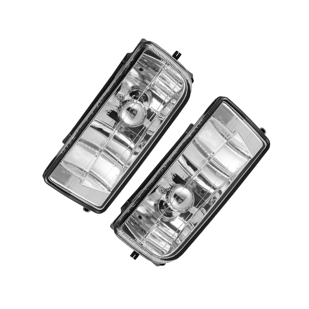 2x Fog Lights Driving Spot Lamps Black Housing Suitable For BMW E36 3 Series 1992-1998