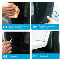 4x Splash Guard Mud Flap Fender Mudguard Suitable for Toyota Hiace H200 Series