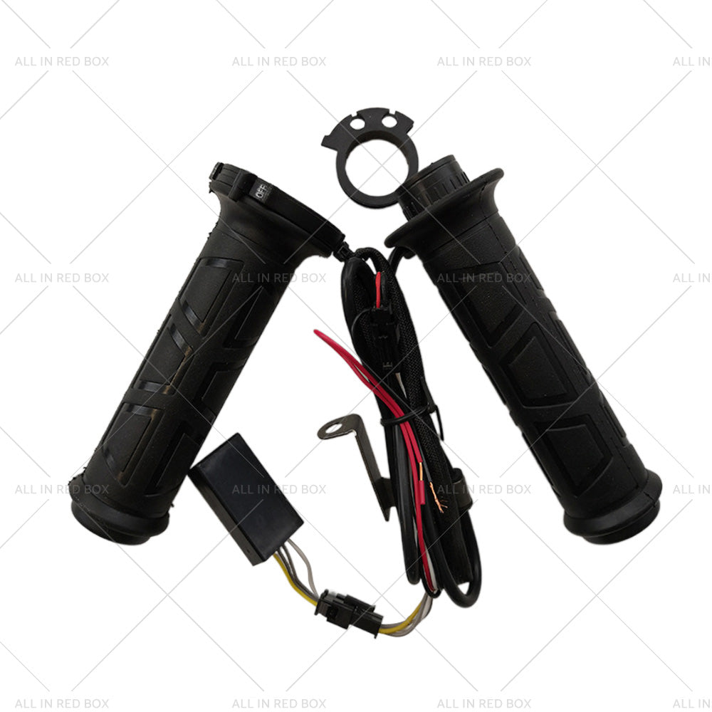 {{ 12v Motorcycle Heated Hand Rubber Grips 22mm 7 8'' Handlebar Grip Adjustable Hot }} - Buy Car Parts Online at {{ Kaka Auto Parts }}.