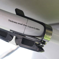 2x Car Sunglasses Holder Clip Case Eyeglasses Ticket Card Mount