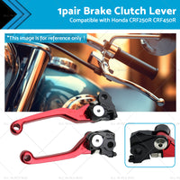 {{ Pair Pivot Brake Clutch Lever Red Suitable For Honda CRF250R CRF450R 2007-2012 }} - Buy Car Parts Online at {{ Kaka Auto Parts }}.