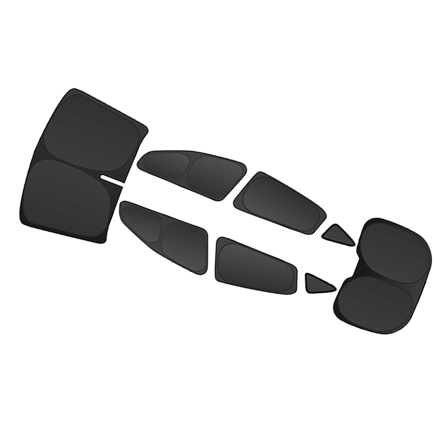 {{ Sun Shade Set of 8Pcs Sun Block Cover Suitable For Tesla Model Y 21-23 5YJY SUV }} - Buy Car Parts Online at {{ Kaka Auto Parts }}.