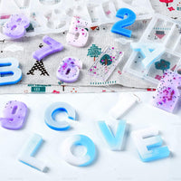 {{ Alphabet Epoxy Resin Mold Letter Number Silicone Mould Keychain Tassel Pin Vise }} - Buy Car Parts Online at {{ Kaka Auto Parts }}.