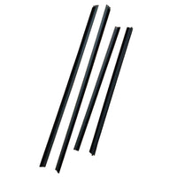 4Pcs Door Seal Weatherstrip Kit Black Rubber Suitable For Honda Jazz 2008-2013