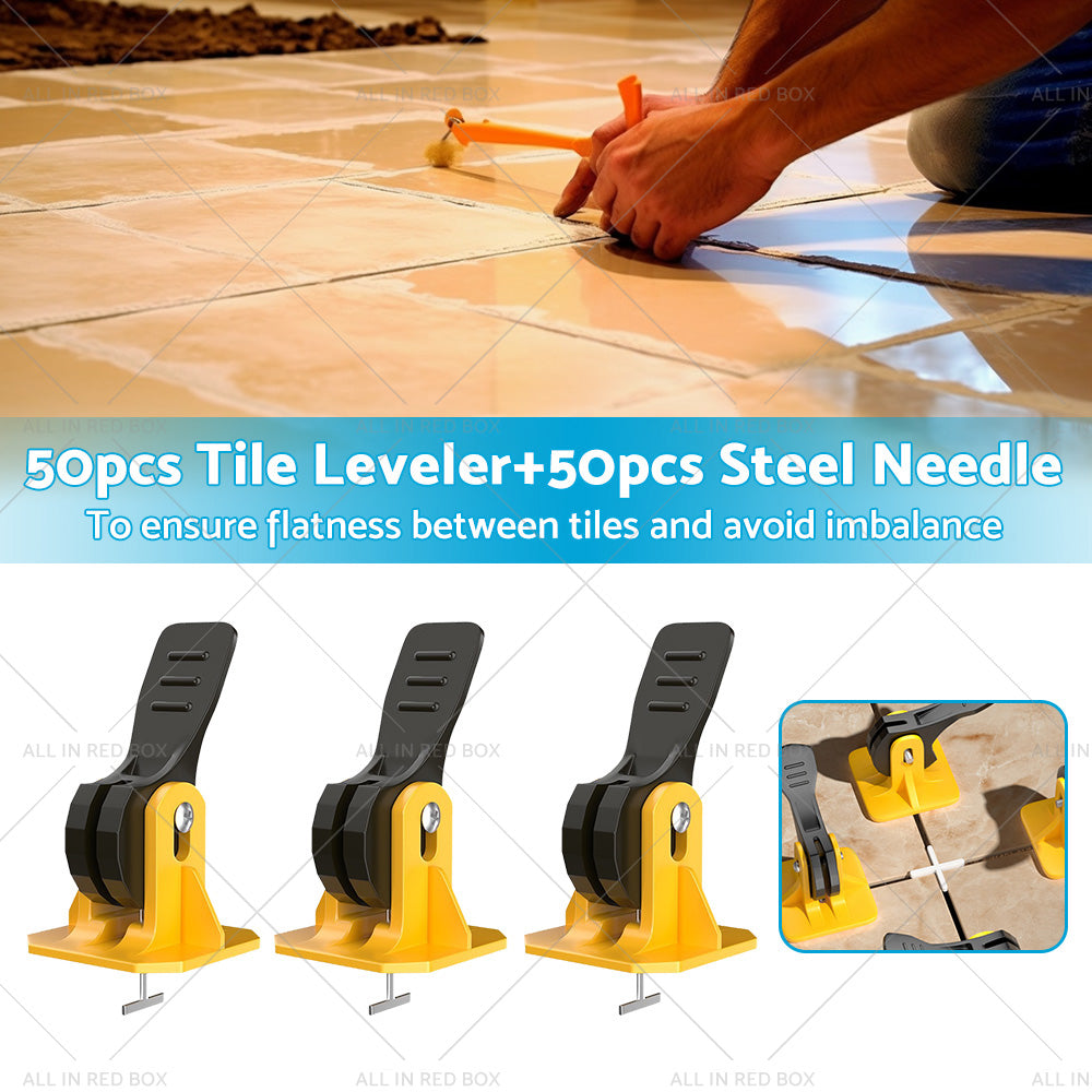 {{ 50PCS Tile Levelling Spacer Tiling Tool Leveling System Clips Floor Wall Wrench }} - Buy Car Parts Online at {{ Kaka Auto Parts }}.