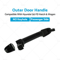 {{ Front LH, Rear LH RH Outer Door Handle NO Keyhole Suitable for Hyundai i30 FD }} - Buy Car Parts Online at {{ Kaka Auto Parts }}.
