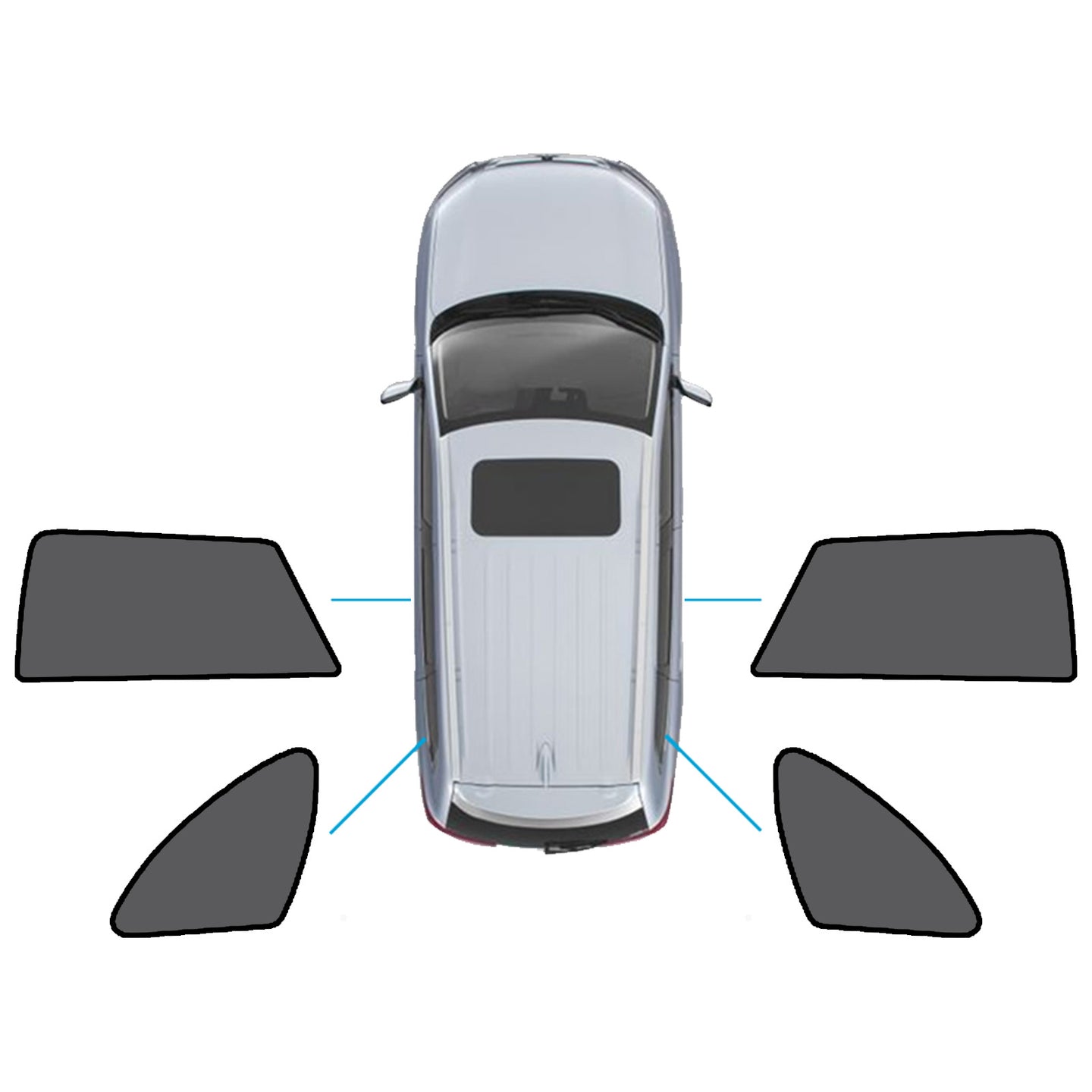 {{ Magnetic Mesh Sun Blind Shade Suitable for Subaru Outback 15-20 On Front / Rear }} - Buy Car Parts Online at {{ Kaka Auto Parts }}.