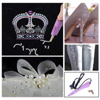 {{ Applicator Wand Heat Gun for Hot fix Hotfix Rhinestone Crystal Tool AU plug }} - Buy Car Parts Online at {{ Kaka Auto Parts }}.