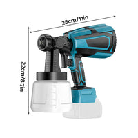Cordless High Pressure Spray Gun Airless Paint Sprayer Suitable For Makita Battery