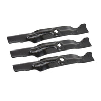 3x Blades Suitable For 50 Inch Cub Cadet MTD Ride On Mower 742-04053 942-04053B