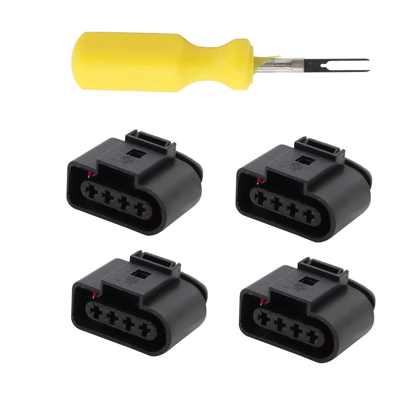 {{ Ignition Coil Connector Repair Kit Suitable For VW Passat Audi Skoda 4B0973724 }} - Buy Car Parts Online at {{ Kaka Auto Parts }}.