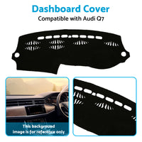 Dashboard Cover Non-Slip Dash Mat Suitable for Audi Q7 4L 2006-2014 Black