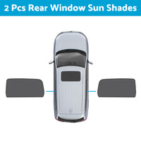 Front Rear Port Window Magnetic Mesh Sun Shade Suitable For Jeep Grand Cherokee